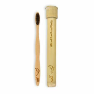Bamboo Toothbrush In Bamboo Casing