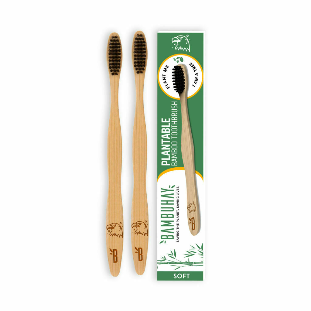 Bambuhay Plantable Bamboo Toothbrush in Paper Packaging